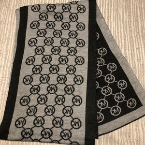 NWOT MK Grey Wool Scarf